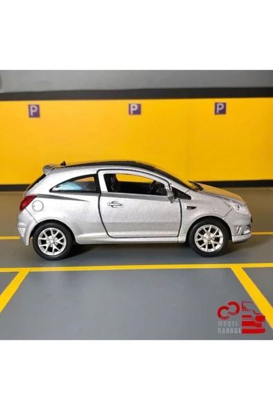 Opel Corsa Opc 1/36 Ölçek *c&c Model Garage* Çek Bırak Diecast Metal Model Oyuncak Araba - 3