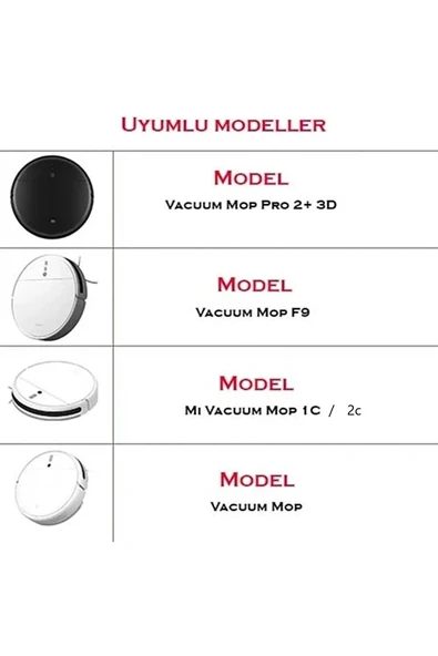 Süpürge Fırça ve Filtre Seti Xoami Rbrock S5 Robot ile uyumlu - 5