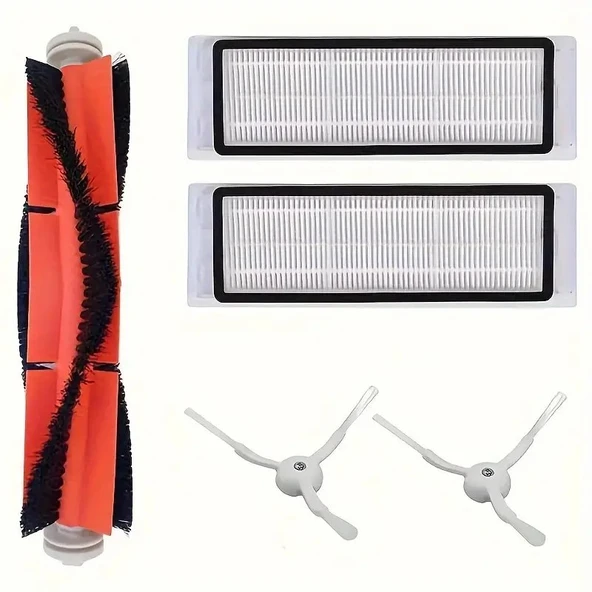Süpürge Aksesuarları Xaomi Robrock S5 S6 Serisi Xiaoma E25 E35 için 5 Parça