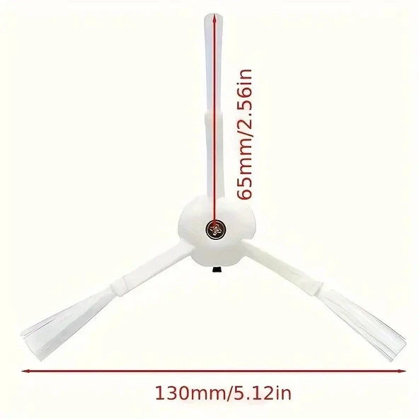 Süpürge Aksesuarları Xaomi Robrock S5 S6 Serisi Xiaoma E25 E35 için 5 Parça - 5