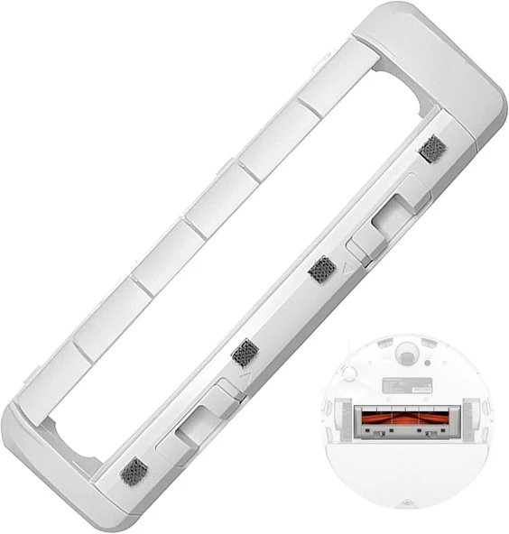 Dreame L20 Ultra /X20 Pro /L10 /L10s Ultra Robot süpürge Ana Fırça Kapağı Beyaz - 2