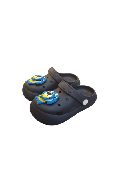 Solmaz Fırfır Köpek Figürlü Çocuk Sabo Terlik - Resim 3