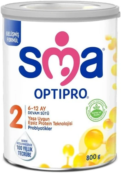 SMA Optipro 2 Probiyotik Devam Sütü 800 gr ürün görseli 1