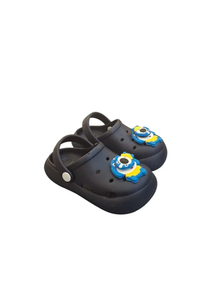 Solmaz Fırfır Köpek Figürlü Çocuk Sabo Terlik - Resim 4