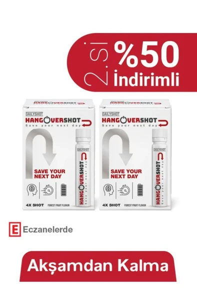 Hangovershot Save Your Next Day 25 ml 8 Shot ürün görseli 1