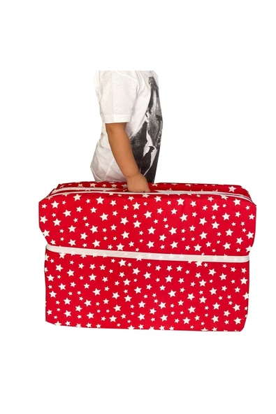 Vip Home Concept Market Ürünleri Bebek Yatağı Oyun Parkı Çocuk Yatağı Katlanabilir Sünger Yatak 60x120-4 Cm kırmızı Yıldız ürün görseli 1