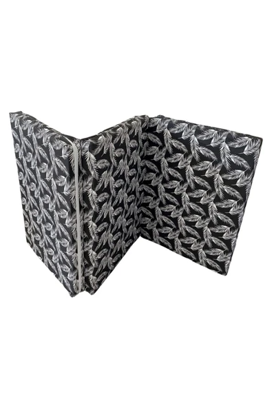 Vip Home Concept Market Ürünleri Tek Kişilik Katlanır Yer Yatağı Sünger Yatak Siyah Tüylü 80x180 Cm-6 Cm ürün görseli