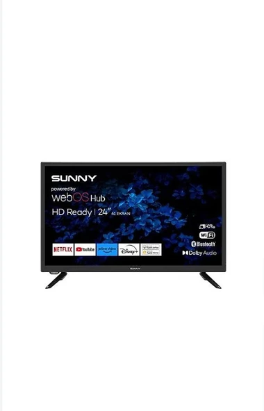 Sunny SN24LEDl262-S HD 24'' 61 Ekran Uydu Alıcılı webOS Smart LED TV