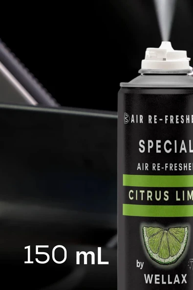 ASTRALED Koku Giderici Klima Bombası Dezenfektan Sprey 150 Ml, Temizleyici Tazeleyici Citrus Lime - 2