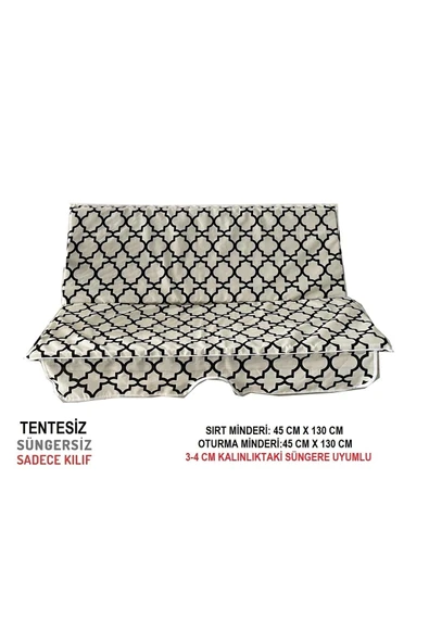 Vip Home Concept Market Ürünleri Süngersiz(tentesiz)salıncak Minder Seti (2 Kişilik) Kılıf-alaçatı ürün görseli 1