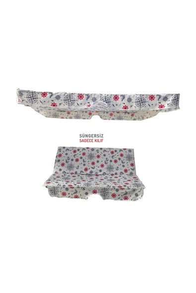 Vip Home Concept Market Ürünleri Salıncak Minder Kılıf Takımı(süngersiz)2 Kişilik Vip Minder-marin Çapa ürün görseli 1