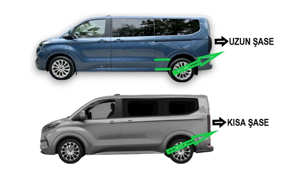 TRANSİT CUSTOM VAN UZUN ŞASE YAN BANSAMAK 2025 2026 2027 - Resim 2