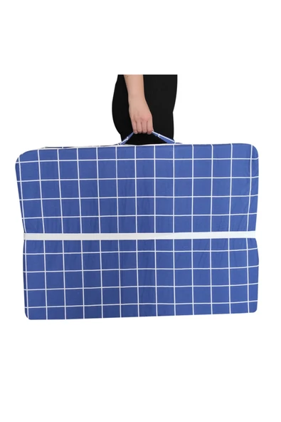 Vip Home Concept Market Ürünleri Katlanır Yer Yatağı Sünger Yatak Mavi Pano 80x180 Cm-6 Cm Tek Kişilik ürün görseli 1