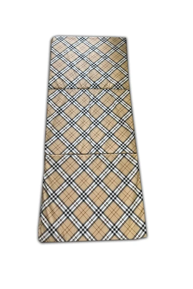 Vip Home Concept Market Ürünleri Tek Kişilik Katlanır Yer Yatağı(70x180x6cm)kahverengi Ekose Sünger Yatak - Resim 3