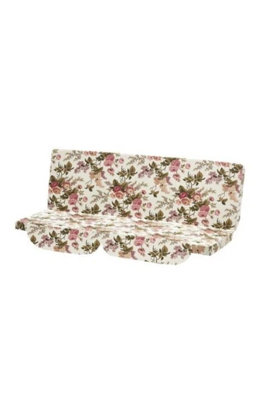 Vip Home Concept Market Ürünleri 2 Kişilik Salıncak Oturağı (ingiliz Gülü) Bahçe Salıncağı Oturağı(süngersiz Tentesiz) ürün görseli 1