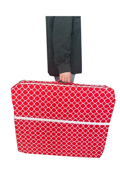 Vip Home Concept Market Ürünleri Tek Kişilik Katlanır Yer Yatağı Sünger Yatak 70x180x6 Cm-kırmızı Çatı ürün görseli 1