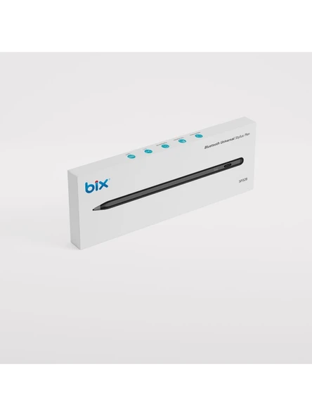 Bix SP02B Bluetooth Dokunmatik Kalem Stylus Pen Manyetik Çekim Destekli, Avuç İçi Reddetme Özellikli iPad Kalemi 2018-2022 için iPad Android Uyumlu Universal Yazı ve Çizim Kalemi Siyah - 6