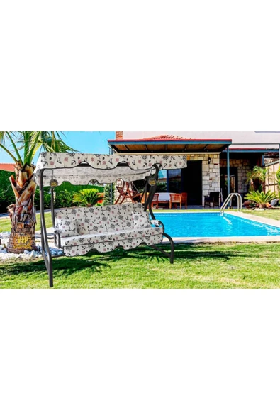Vip Home Concept Market Ürünleri Süngersiz Salıncak Minderi Kılıfı 3 Kişilik Kılıf Çapa Bahçe Minderi ürün görseli