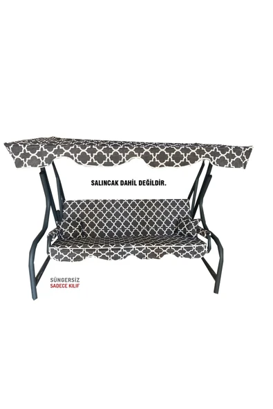 Vip Home Concept Market Ürünleri 3 Kişilik Salıncak Minderi Süngersiz Kılıfı Karaçatı Bahçe Minderi ürün görseli 1
