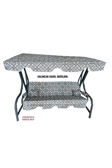 Vip Home Concept Market Ürünleri Salıncak Minderi Süngersiz 3 Kişilik Salıncak Kılıfı Bahçe Salıncak Minderi ürün görseli 1