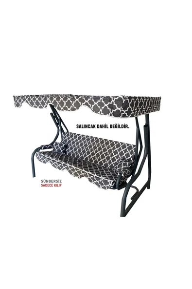 Vip Home Concept Market Ürünleri 3 Kişilik Salıncak Minder Seti Süngersiz Kılıfı Karaçatı Bahçe Minderi ürün görseli 1
