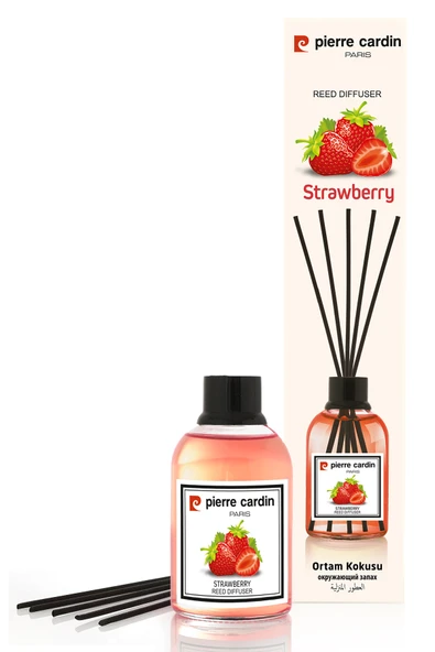 Pierre Cardin Reed Diffuser 110 ml - Strawberry - Çilek Oda Kokusu - 3