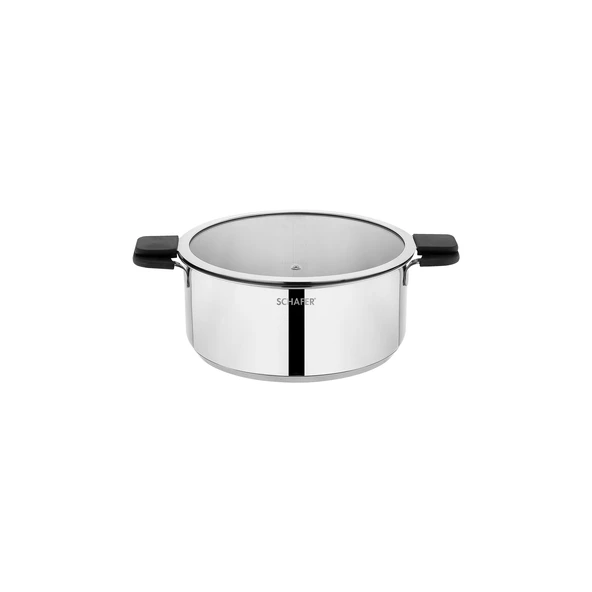 Schafer Iconic Çelik Tencere Seti 6 Parça-Inox - 6