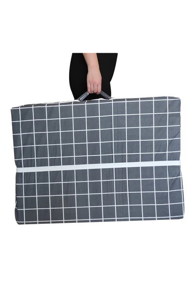 Vip Home Concept Market Ürünleri Katlanır Minder Yer Minderi Süngerli Minder Tek Kişilik 80x180 Gri Pano 6 Cm ürün görseli 1