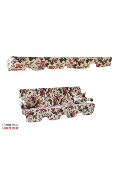 Vip Home Concept 3 Kişilik Salıncak Minderi Süngersiz Kılıfı Ingiliz Gülü Bahçe Minderi ürün görseli 1