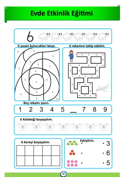 3-7 Yaş Etkinlik Eğitim Seti - Resim 6