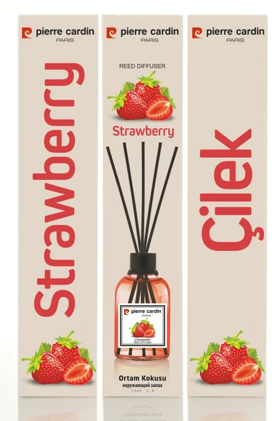 Pierre Cardin Reed Diffuser 110 ml - Strawberry - Çilek Oda Kokusu - 5