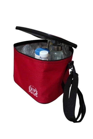 Vip Home Concept Market Ürünleri Vip Soğutucu Termos Çanta 11 lt Plaj Tipi Buzluk Termos Çanta Kırmızı