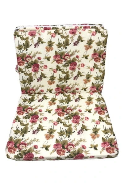 Vip Home Concept Market Ürünleri Katlanır Minder Köy Minderi Taşınabilen Yer Minderi Süngerli Minder Tek Kişilik 80x180 Ingiliz Gülü ürün görseli 1