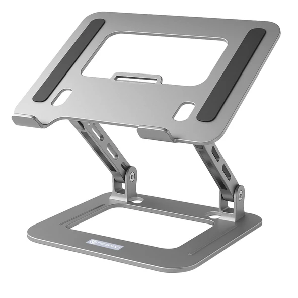 NPO NVR-5035 Açı Ayarlı Ergonomik Macbook Özel 17" Masaüstü Notebook Stand Gümüş Gri - 1