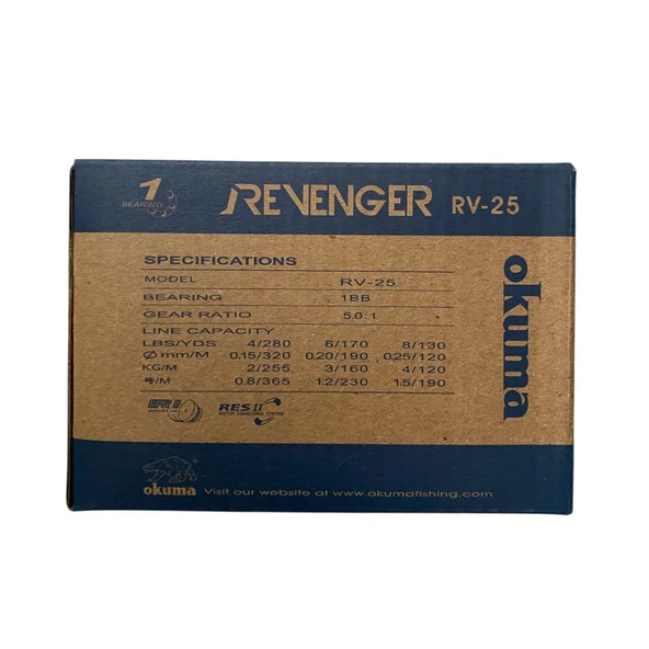 Okuma Revenger RV-25 FD LRF-Sipin Olta Makinesi - 2