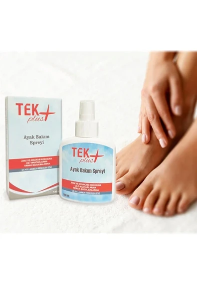 TekPlus Ayak Bakım Spreyi - Ayakkabı Ve Ayak Kokusu Önleyici, Mantar Karşıtı, Tırnak Bakım Spreyi 100ml - 1