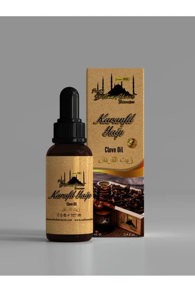 Tarihi SultanAhmet Baharatçısı Karanfil Yağı 20 ml | %100 Doğal | Katkısız Uçucu Bitkisel Yağ - 1