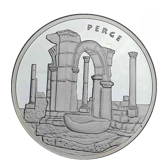AgaKulche Perge Antik Kentler Serisi NO:14 Gümüş Sikke Coin