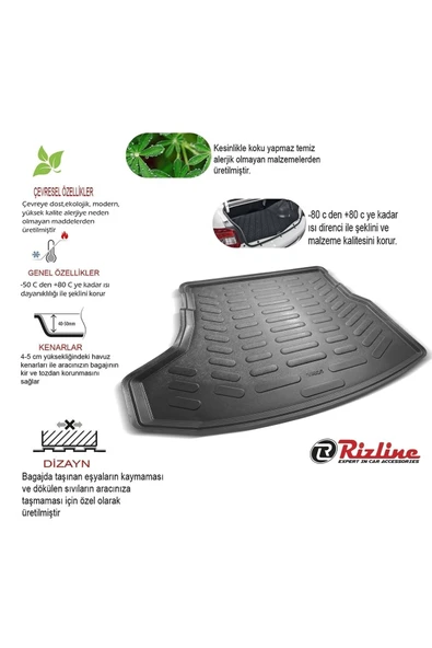 Ford Focus 2 2005-2010 Hb 3d Paspas+bagaj Havuzu Seti - 3