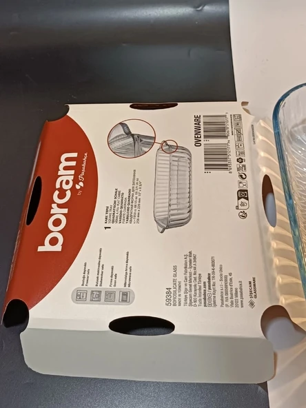 Borcam Orta Boy Kare Tepsi 1 Adet Fırın Tepsisi ( 59384) - 6