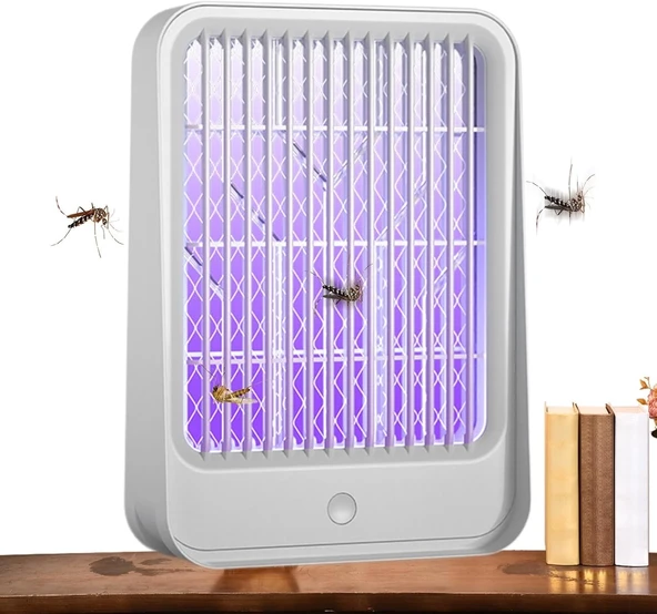 Elektrikli Sinek Kovucu Usb Şarjlı Sessiz Ve Etkili Led Işıklı Kapan ürün görseli