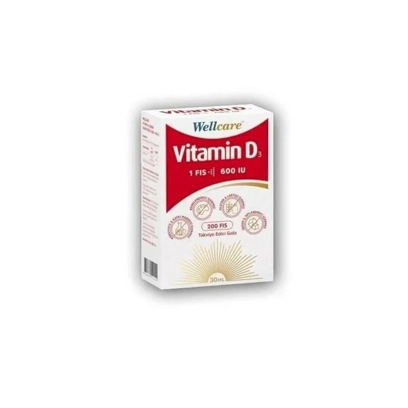Wellcare Vitamin D3 Sprey 600 IU 30 ml