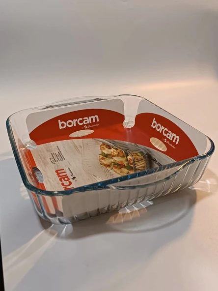 Borcam Orta Boy Kare Tepsi 1 Adet Fırın Tepsisi ( 59384) - 4