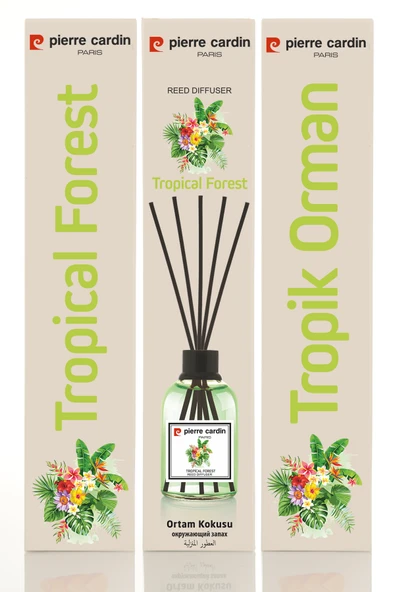 Pierre Cardin Reed Diffuser 110 ml – Tropical Forest – Tropik Orman Oda Kokusu - 5