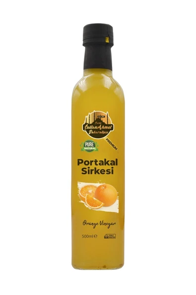 Tarihi SultanAhmet Baharatçısı Portalal Sirkesi %100 Katkısız Doğal 500 ml | Özel Üretim - 1