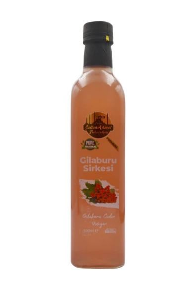 Tarihi SultanAhmet Baharatçısı Gilaburu Sirkesi 500 ml – %100 Katkısız Doğal | Özel Üretim
