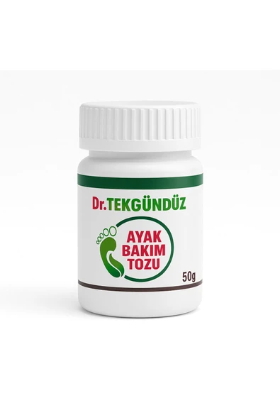 Dr. Tekgündüz Ayak Bakım Tozu 50 g | Ferahlatıcı Etkili - Kokuya Karşı Destekleyici Bakım - 1