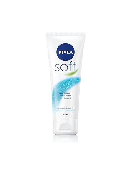 Nivea Soft Tüp Nemlendirici Bakım Kremi 75 ml