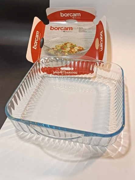 Borcam Orta Boy Kare Tepsi 1 Adet Fırın Tepsisi ( 59384) - 10