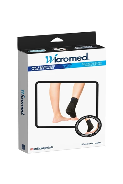 Wicromed Ayak Bilekliği Örgü Aşil Tendon Destekli Large